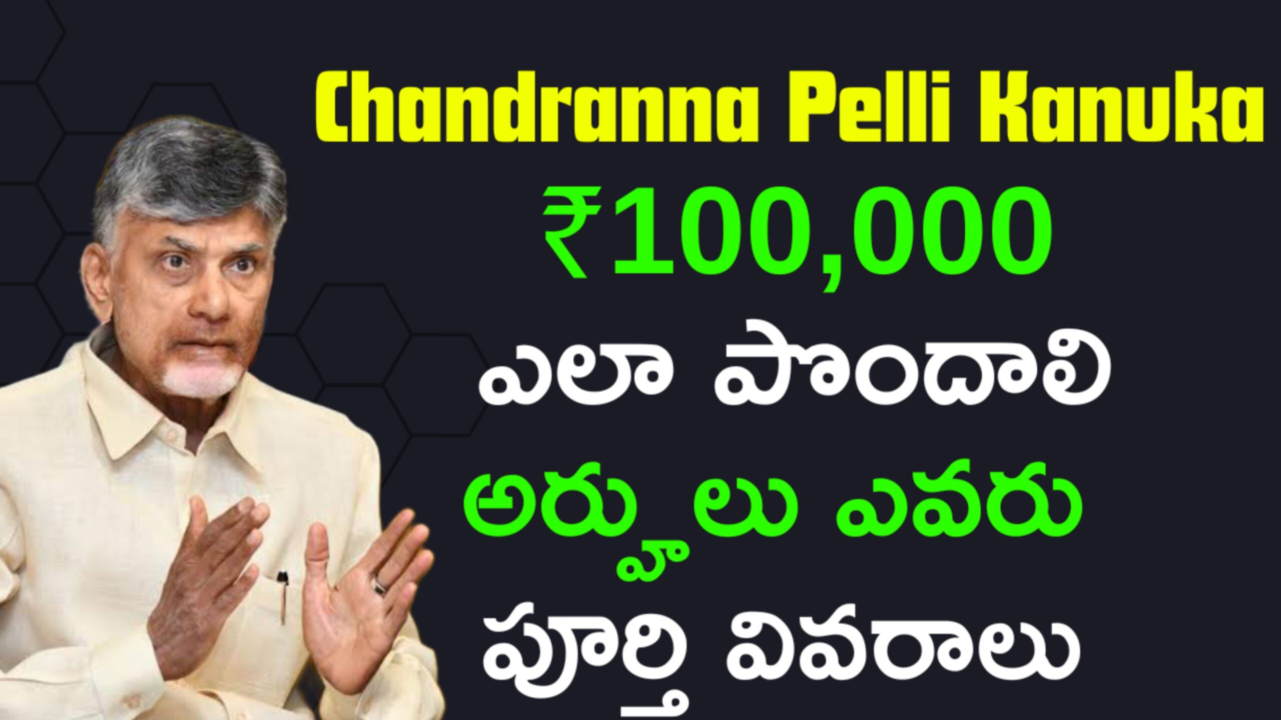 Chandranna Pelli Kanuka 2024 Eligibility Criteria And Required Documents